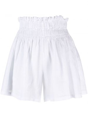 Shorts en lin 120% Lino blanc
