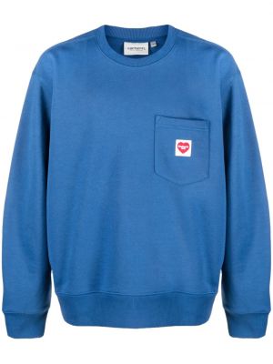 Sweatshirt aus baumwoll Carhartt Wip blau