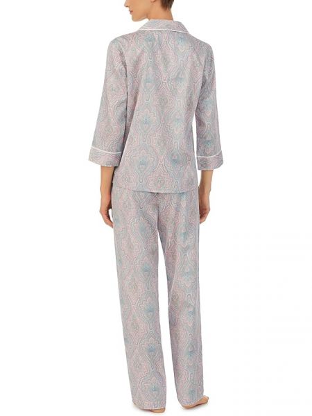 Пижама с узором пейсли Lauren Ralph Lauren