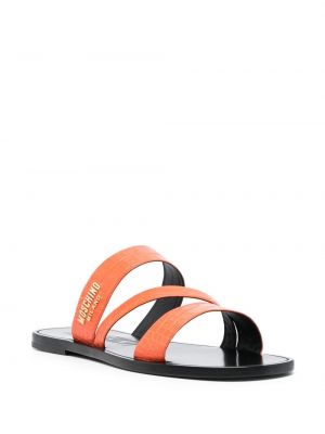 Sandály Moschino oranžové