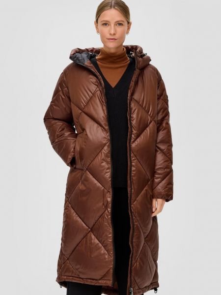 Зимнее пальто S.oliver коричневое