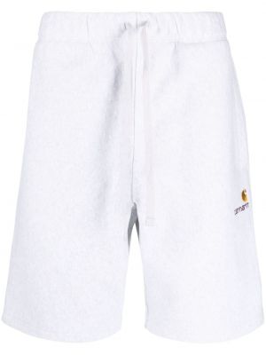 Shorts de sport en coton Carhartt Wip gris