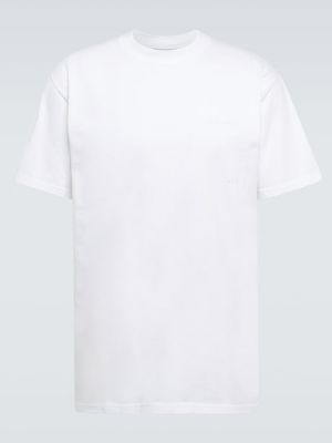 Bavlněné tričko jersey Cdlp bílé