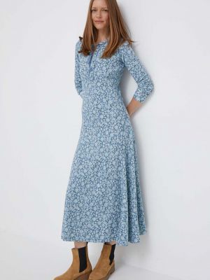 Bavlněné dlouhé šaty Polo Ralph Lauren