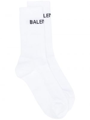 Bavlněné ponožky Balenciaga - bílá