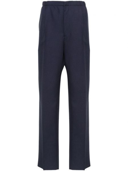Pantalon plissé Fendi bleu