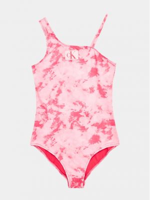 Egyrészes fürdőruha Calvin Klein Swimwear rózsaszín