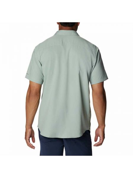 Рубашка с коротким рукавом Columbia зеленая