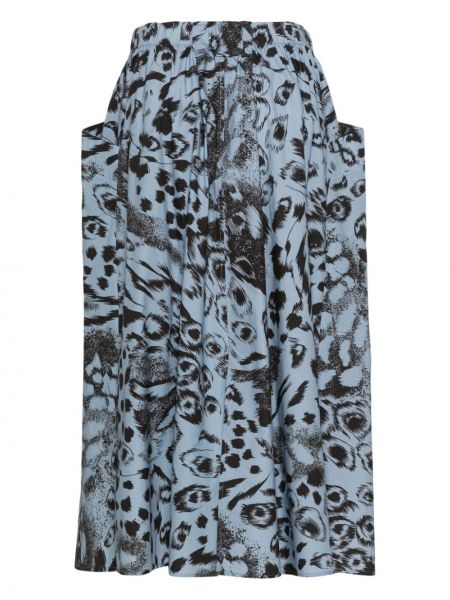 Spódnica z nadrukiem w abstrakcyjne wzory plisowana Bimba Y Lola