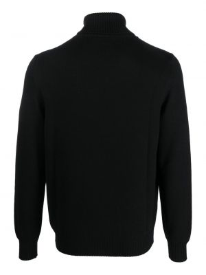Sweter wełniany Fileria czarny