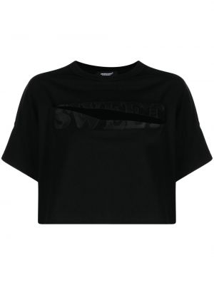 T-shirt mit print Undercover schwarz