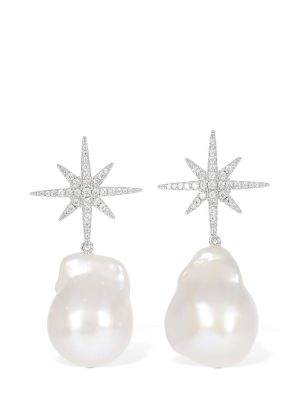 Pendientes con perlas de cristal Apm Monaco