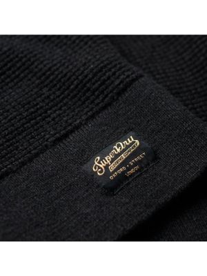 Jersey de tela jersey Superdry negro