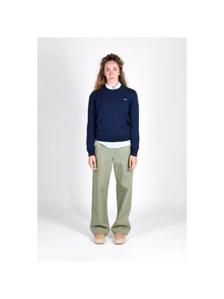 Pantalones de algodón A.p.c. verde