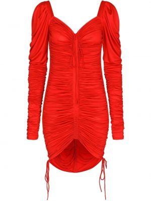 Макси рокля Dolce & Gabbana червено