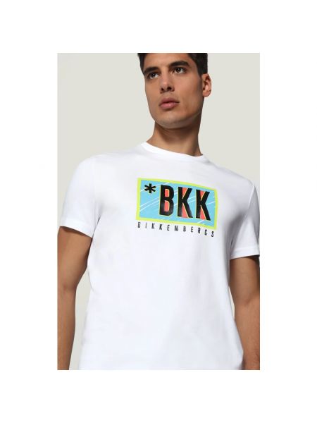 Camiseta Bikkembergs blanco