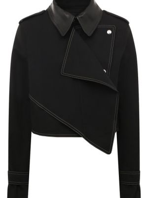 Черная хлопковая куртка Helmut Lang