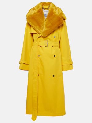 Trench oversize Burberry giallo
