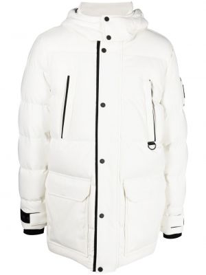 Πουπουλένιο παλτό Moose Knuckles λευκό
