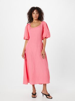 Rochie tip cămașă Oasis roz