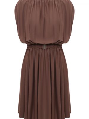 Платье из вискозы Ellyme коричневое