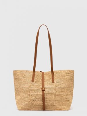 Бежевая пляжная сумка By Malene Birger