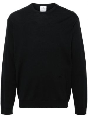 Pullover mit geknöpfter Courreges schwarz