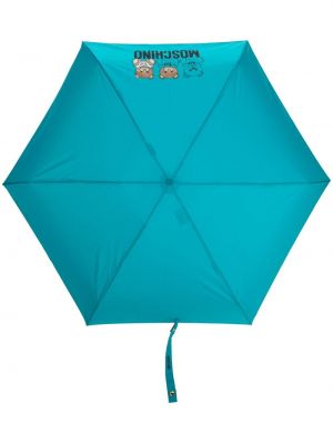 Umbrelă cu imagine Moschino albastru