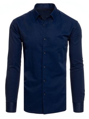Jednobarevná košile Dstreet modrá