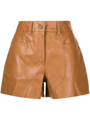 Shorts di jeans System marrone