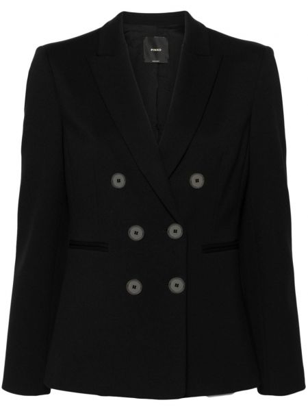 Dobbeltradet blazer Pinko sort