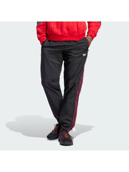 Spodnie sportowe plecione Adidas czarne