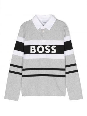 Polo a righe Boss Kidswear