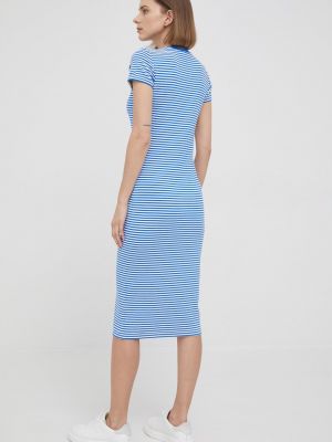 Mini šaty Polo Ralph Lauren modré