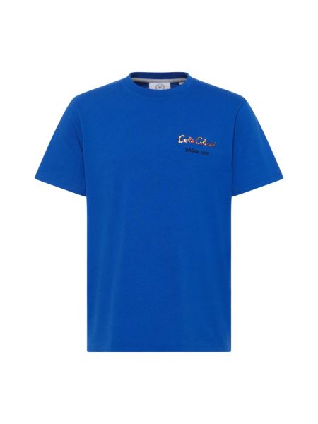 T-shirt Carlo Colucci blau