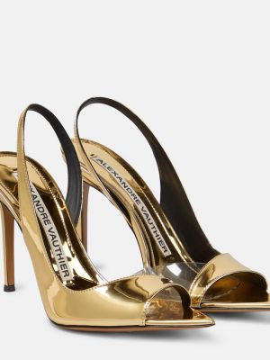 Sandale din piele Alexandre Vauthier auriu