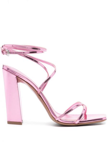 Sandale din piele Paris Texas roz