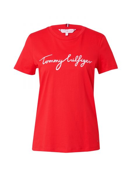 Тениска Tommy Hilfiger червено