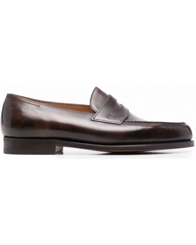 Slip-on loafer-kingad John Lobb pruun