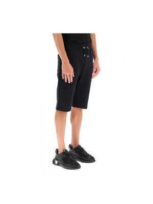 Pantalones cortos de algodón Balmain negro