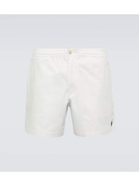 Bomull shorts Polo Ralph Lauren vit