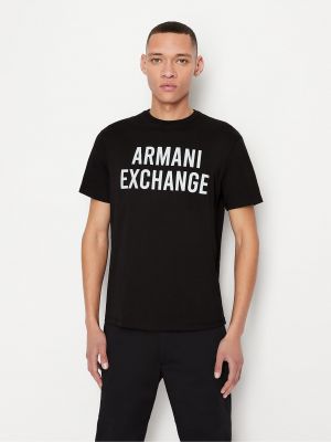 Polo marškinėliai Armani juoda