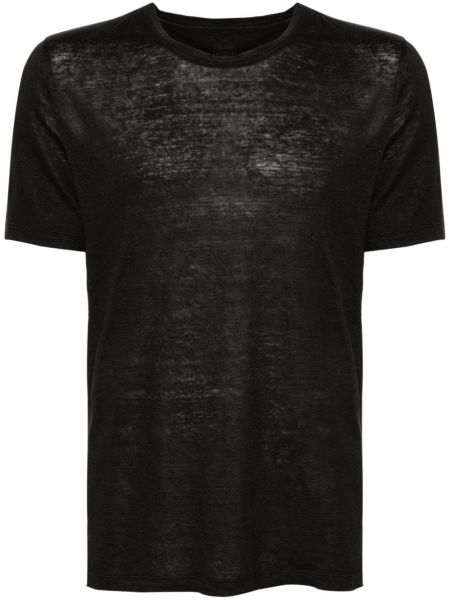 Ľanové tričko 120% Lino čierna