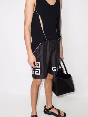 Shorts mit print Givenchy schwarz