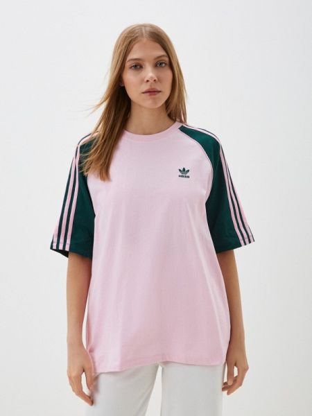 Поло Adidas Originals розовое