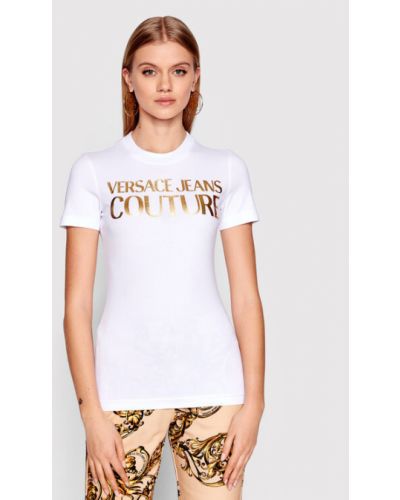 Tričko Versace Jeans Couture, bílá