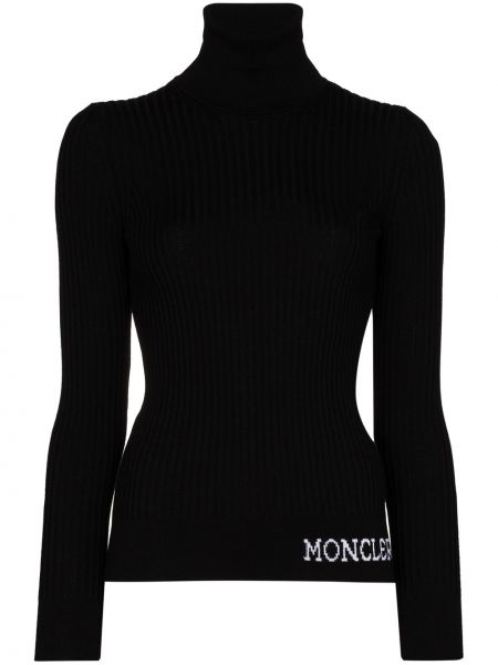 Jersey de tela jersey Moncler negro