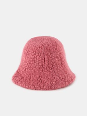 Sombrero de punto Latouche rosa