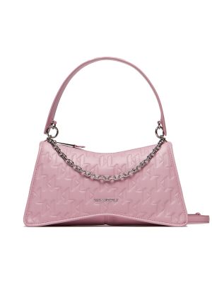 Чанта през рамо Karl Lagerfeld розово