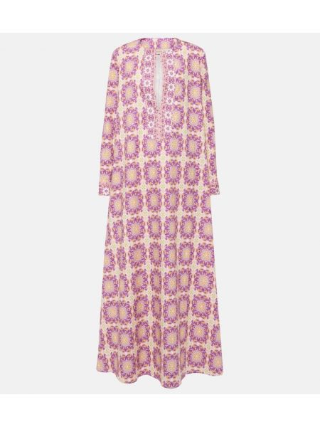 Bavlnené šaty Adriana Degreas fialová